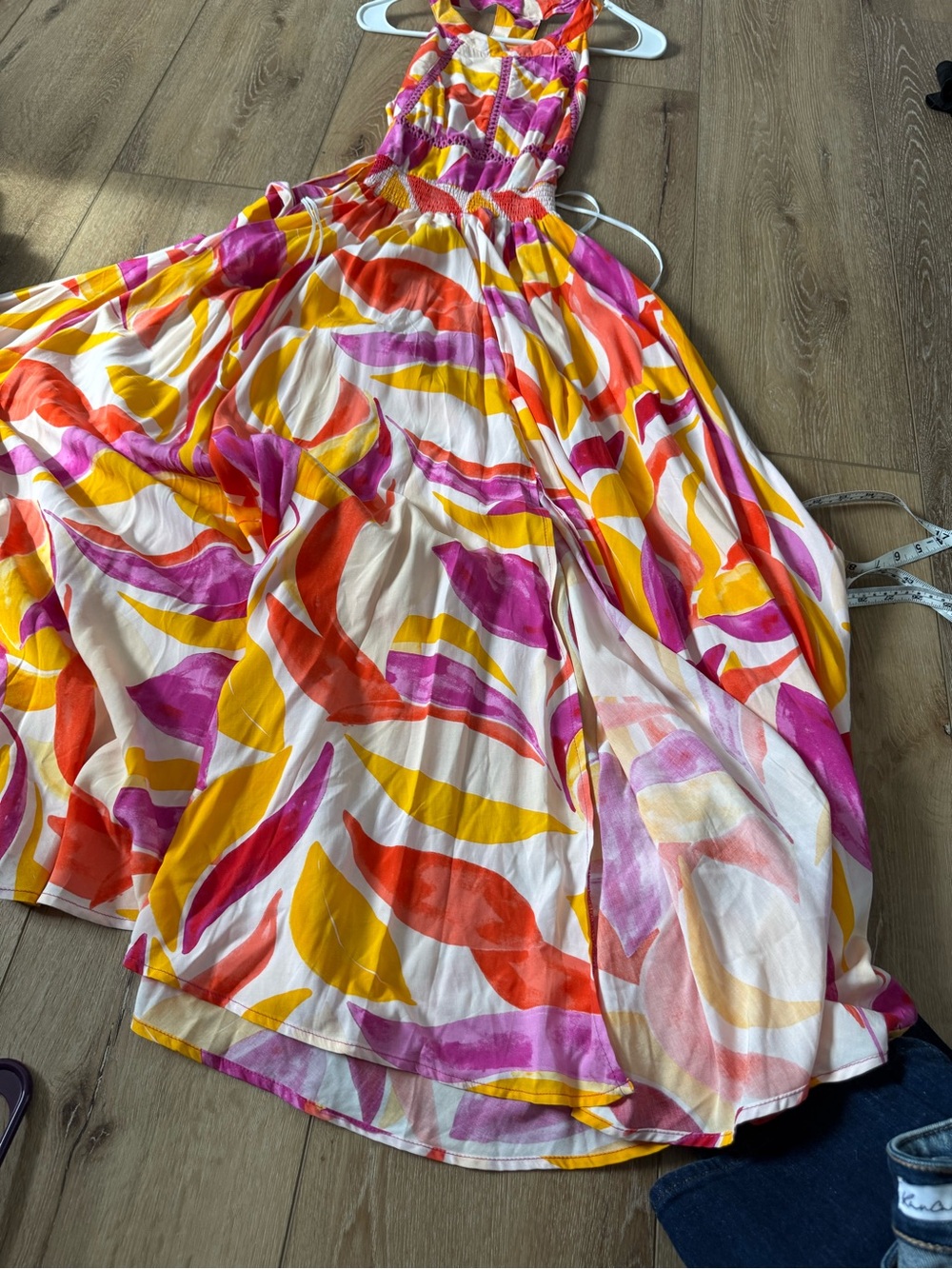 Abel The Label Long Boho Maxi Dress Size S - Picture 5 of 10